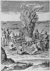 Indians around a Fire